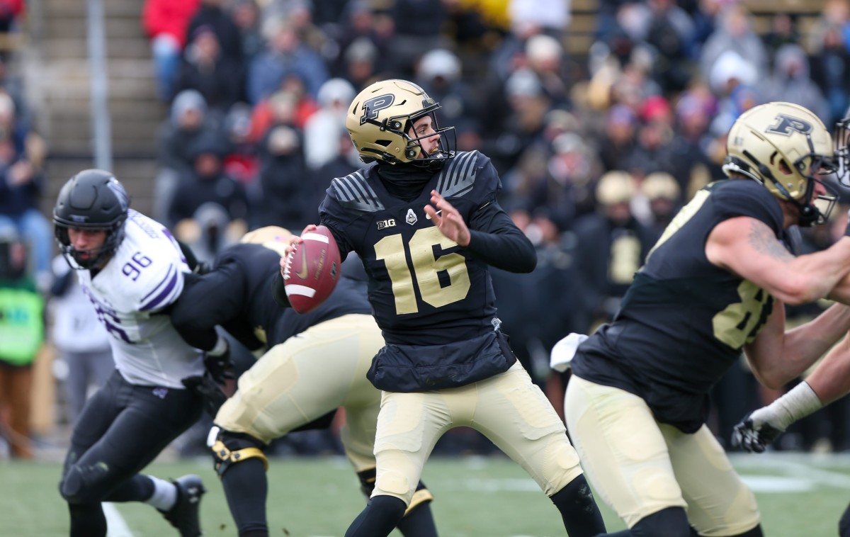 Aidan O'connell vs northwestern senior day